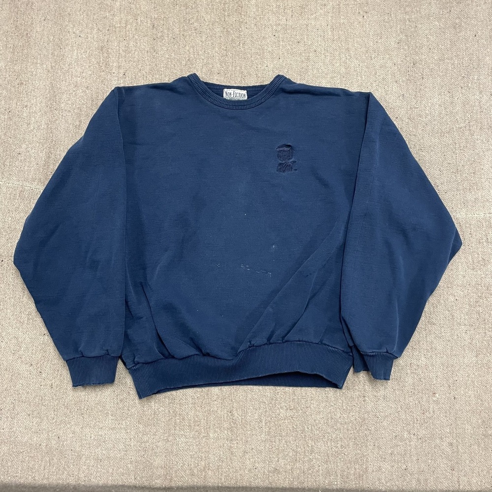 vintage Cabot nonfiction sweatshirt mens XL‎ blue 1990s